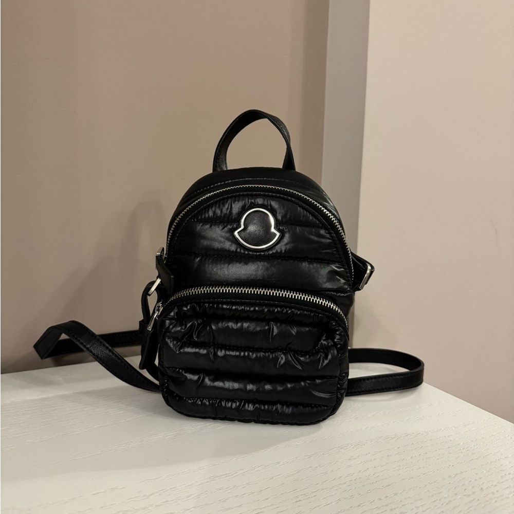 Elegant Black Quilted mini bag by Moncler